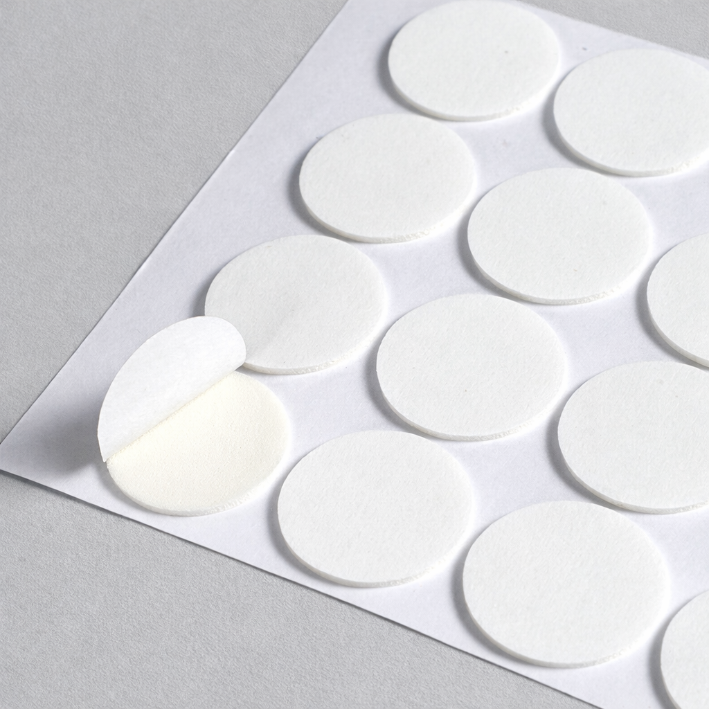 Pastilles autocollantes pour bougies - Plaque de 20 - Ø15 mm