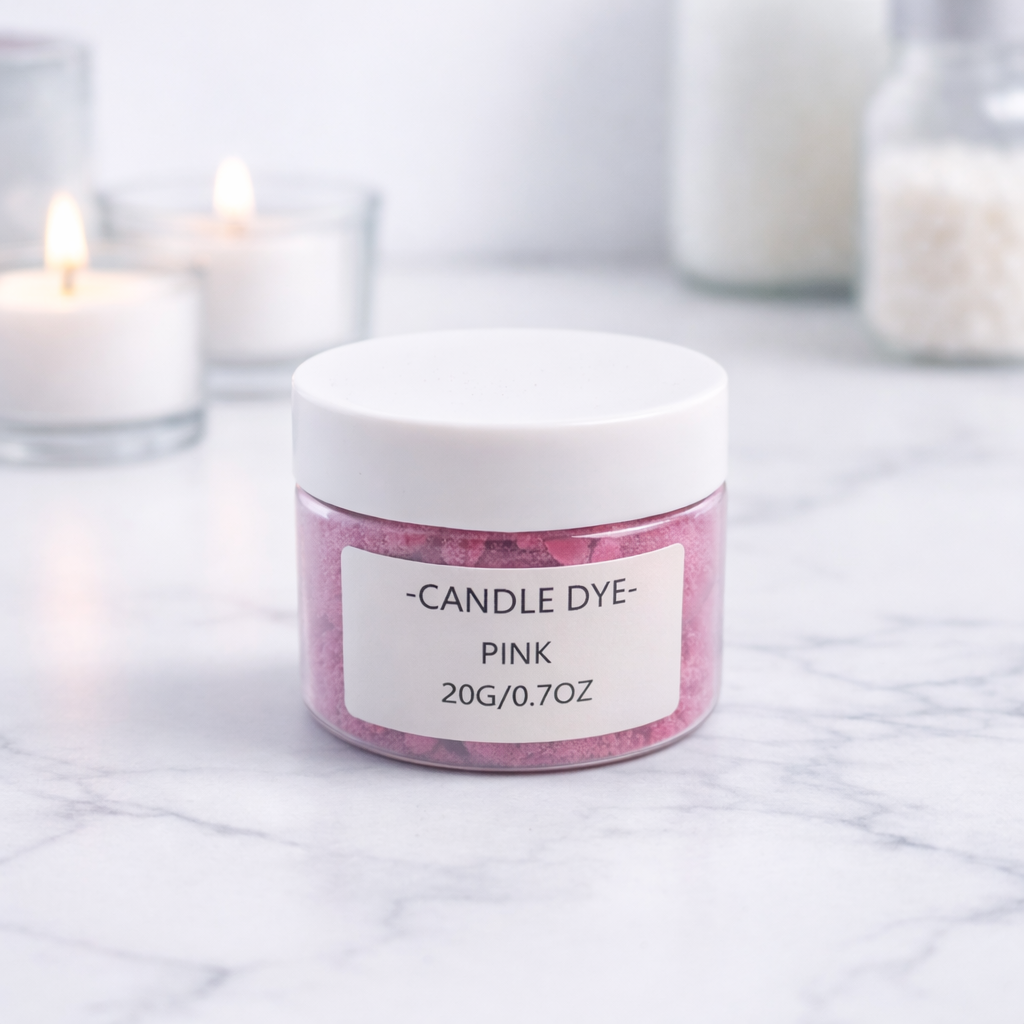 Colorant solide pour bougies - Rose - 20g