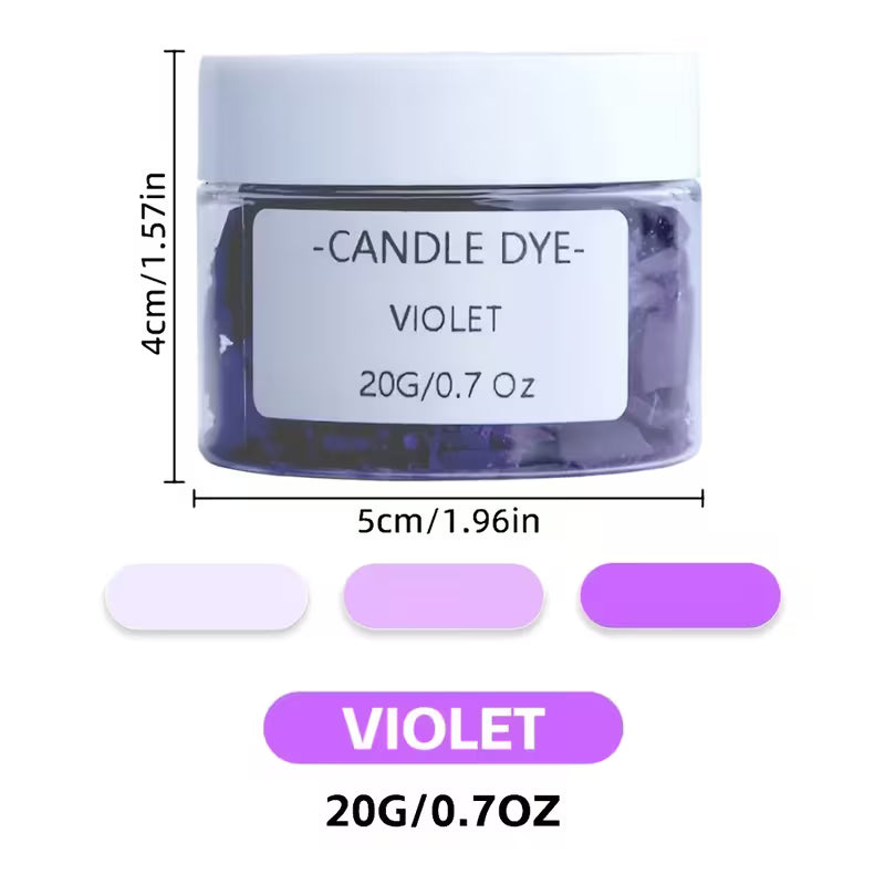 Colorant solide pour bougies - Violet - 20g