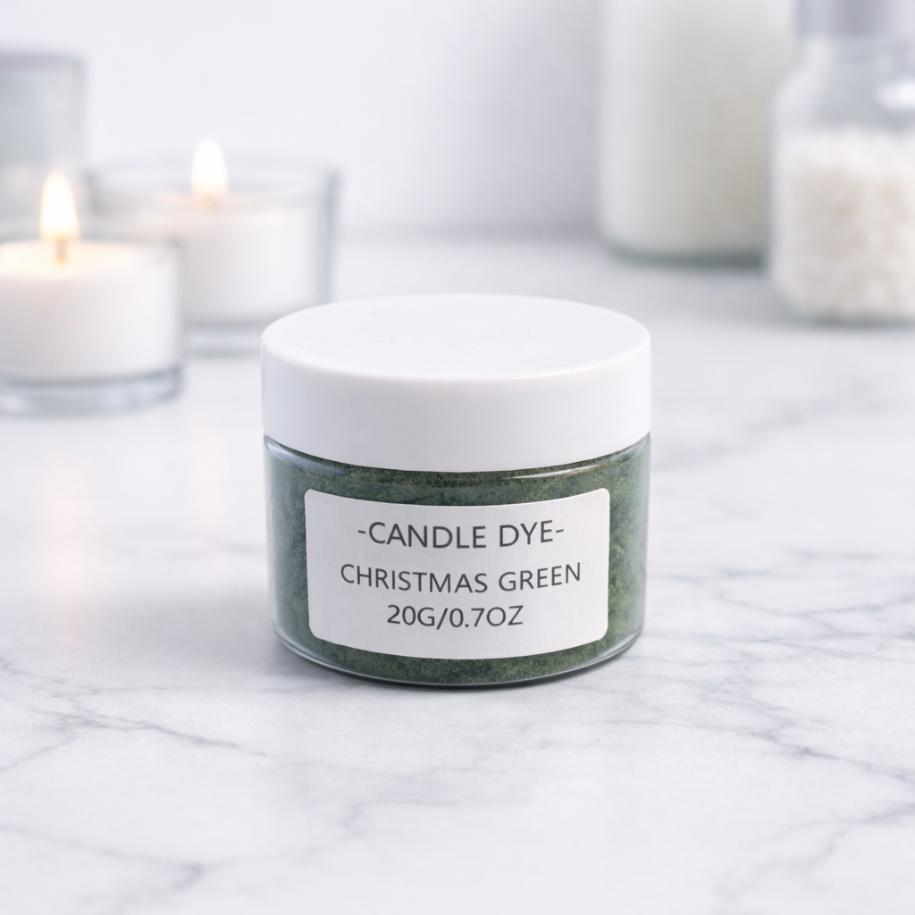 Colorant solide pour bougies - Vert Noël - 20g