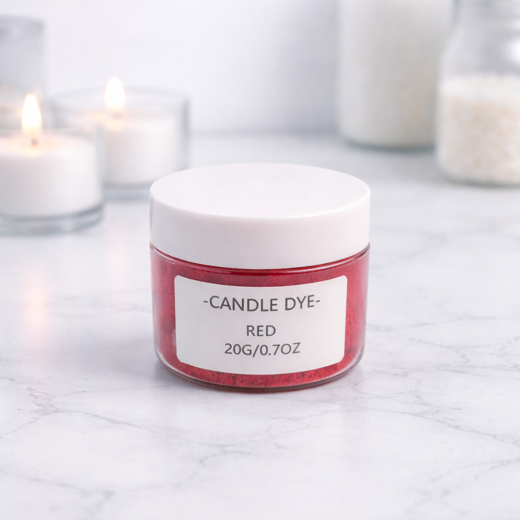 Colorant solide pour bougies - Rouge - 20g