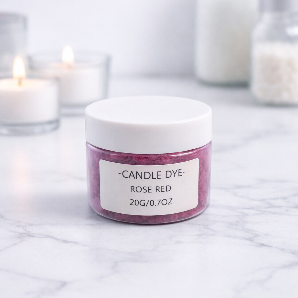 Colorant solide pour bougies - Rose rouge - 20g