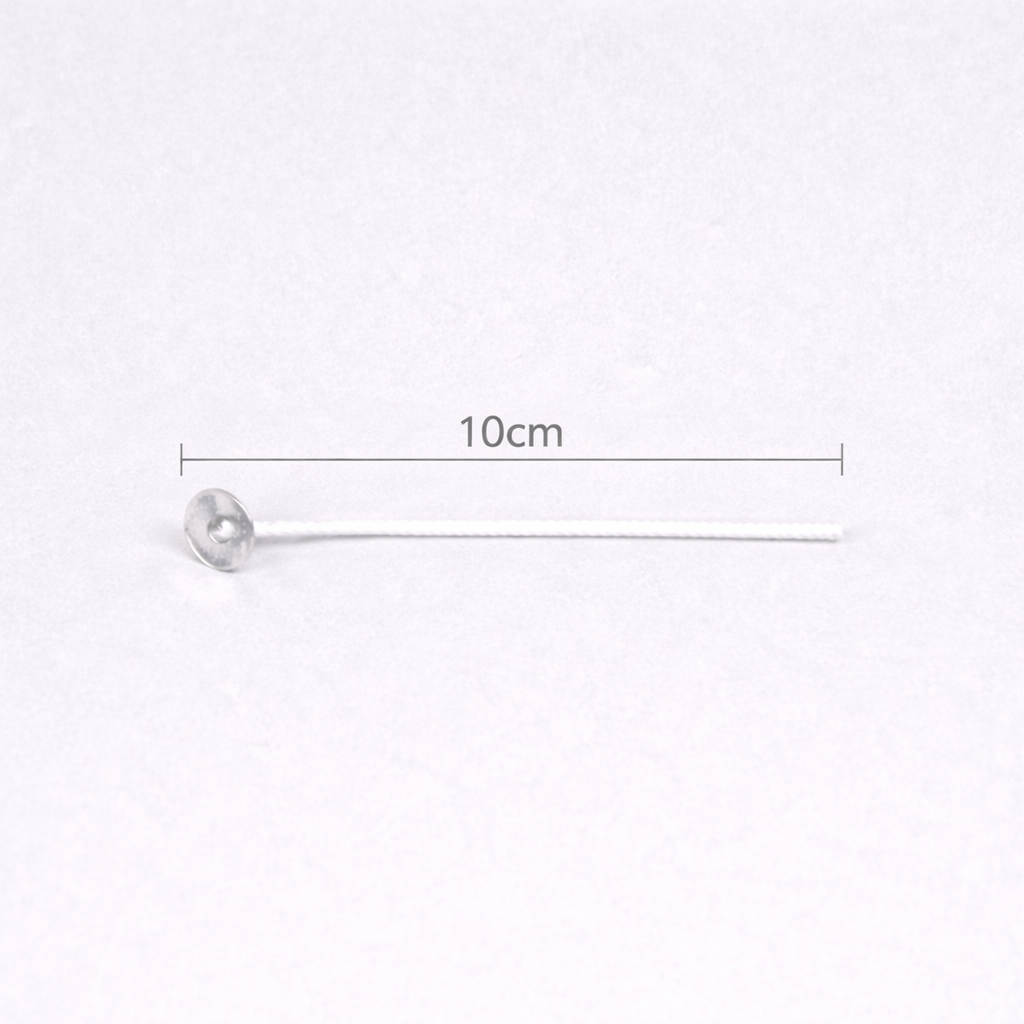 Mèches cirées pour bougies – Lot de 100 - 10cm