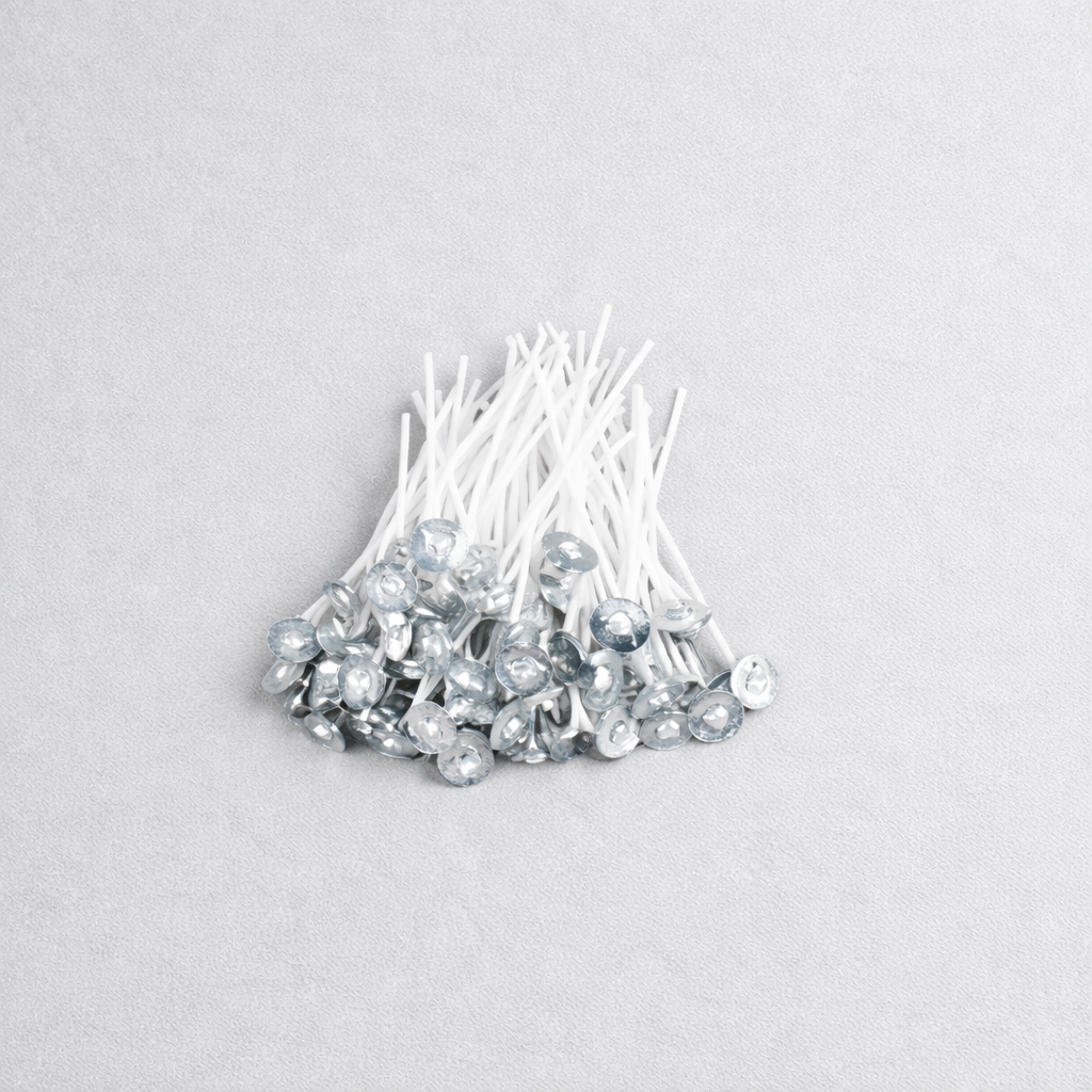 Mèches cirées pour bougies – Lot de 100 - 10cm