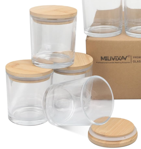 Contenant en verre avec couvercle - 200ml